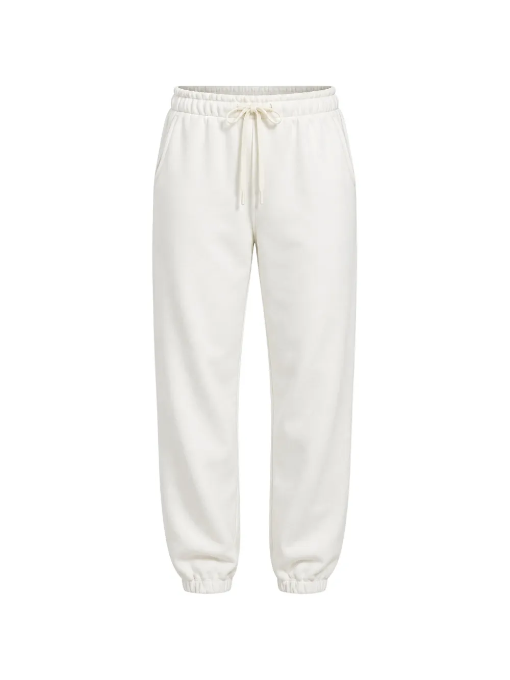 Deha Drawstring Elasticated Track Pants In White