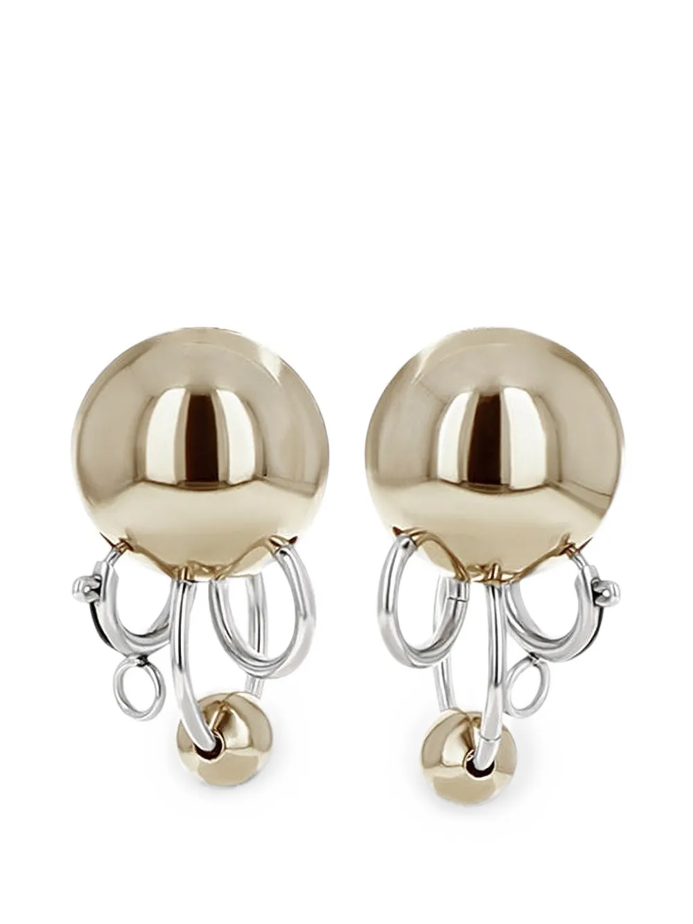 Justine Clenquet Elda charm-detail earrings - Oro