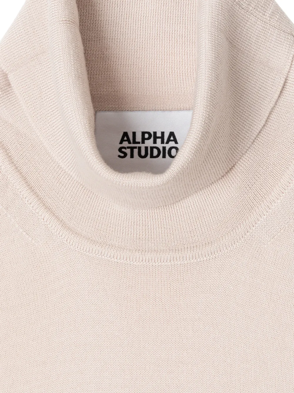 ALPHA STUDIO Wollen coltrui Beige