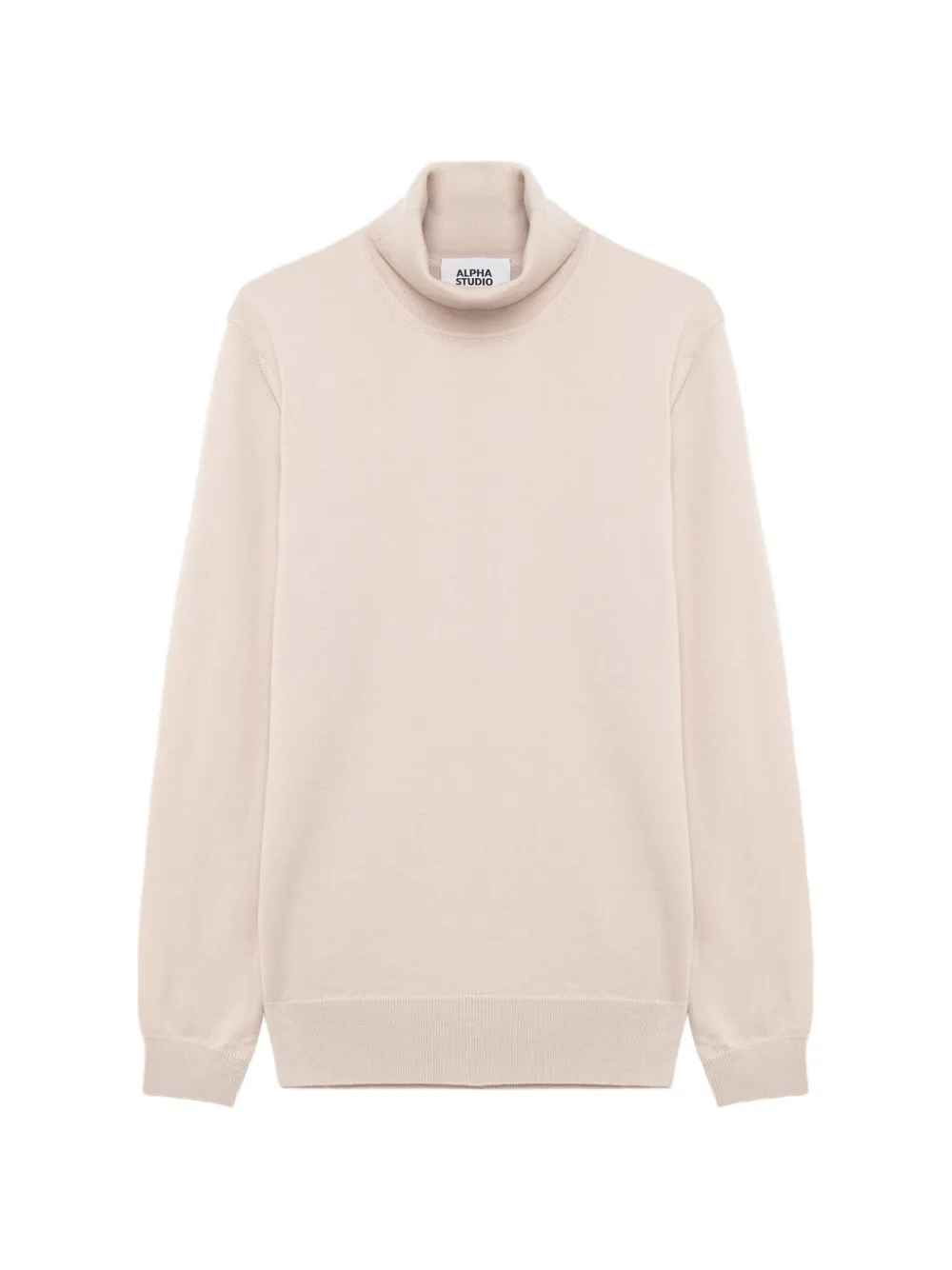 ALPHA STUDIO roll-neck wool sweater | Neutrals | Image 1
