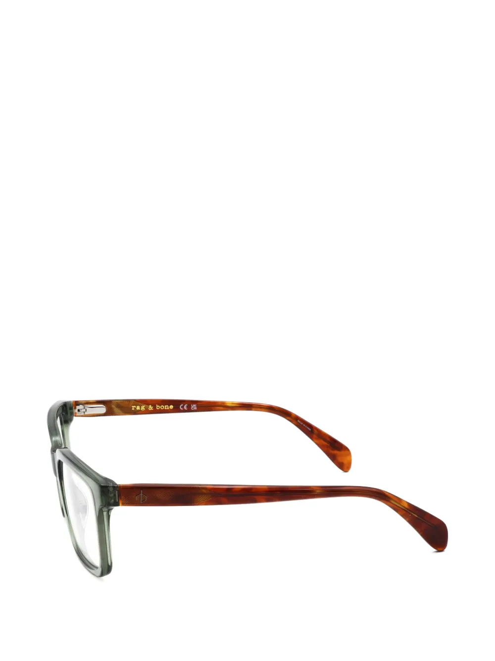 RAG & BONE EYEWEAR Bril met vierkant montuur Bruin
