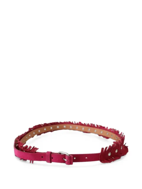 Ermanno Scervino fringed suede belt