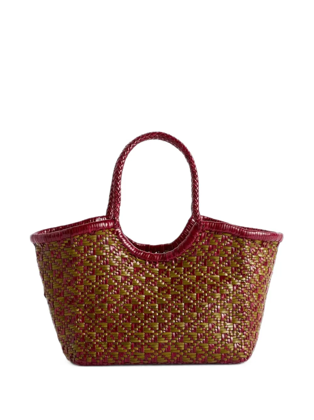 DRAGON DIFFUSION small Maori Nantucket woven tote bag