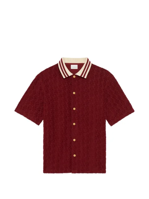 Drôle De Monsieur Frottee-Hemd mit Monogramm