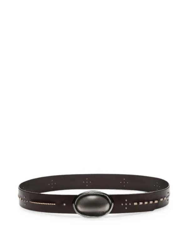 Twp Buckle Bunny Western-inspired Belt in Brown