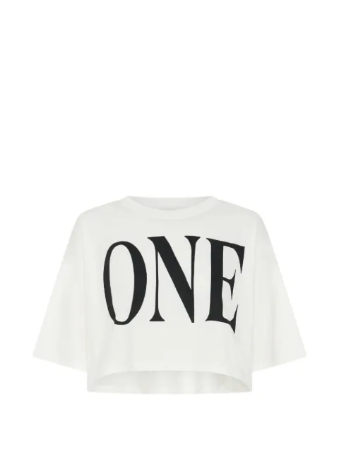 One Teaspoon logo-print cropped T-shirt