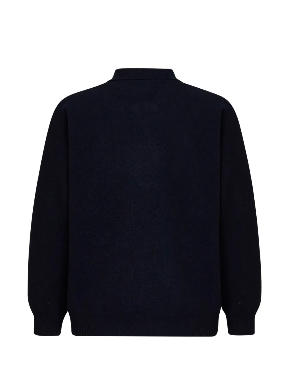 Roberto Collina Poloshirt met borstzak en kwartrits Blauw