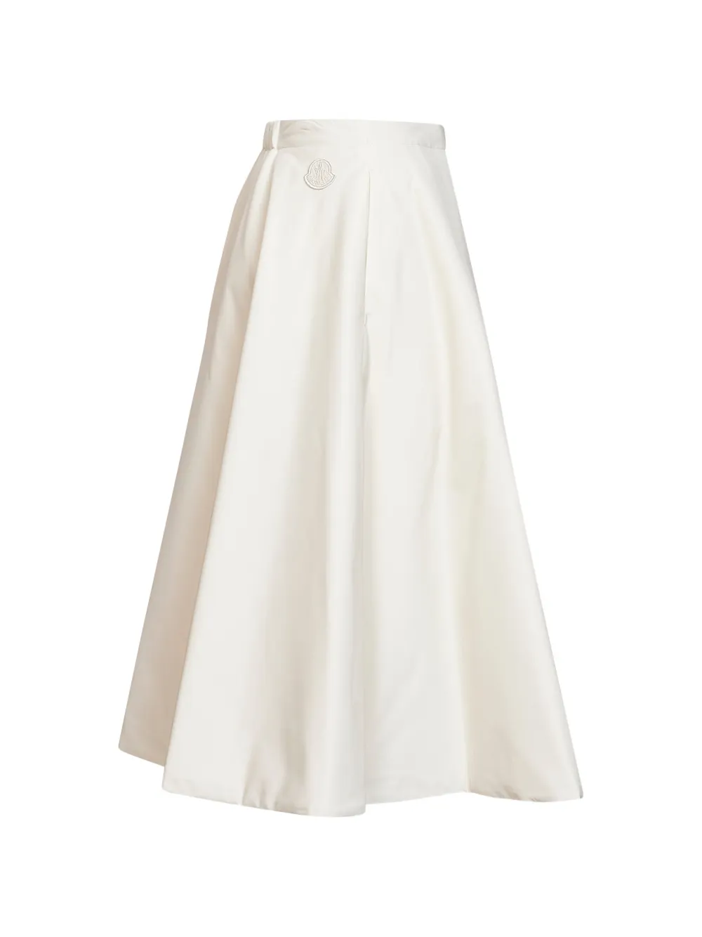 Moncler Uitlopende midi-wikkelrok Beige