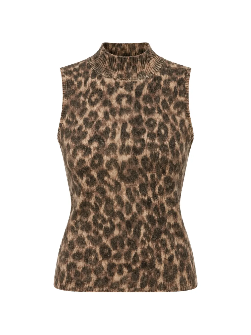 Barbara Bui leopard-print sleeveless sweater