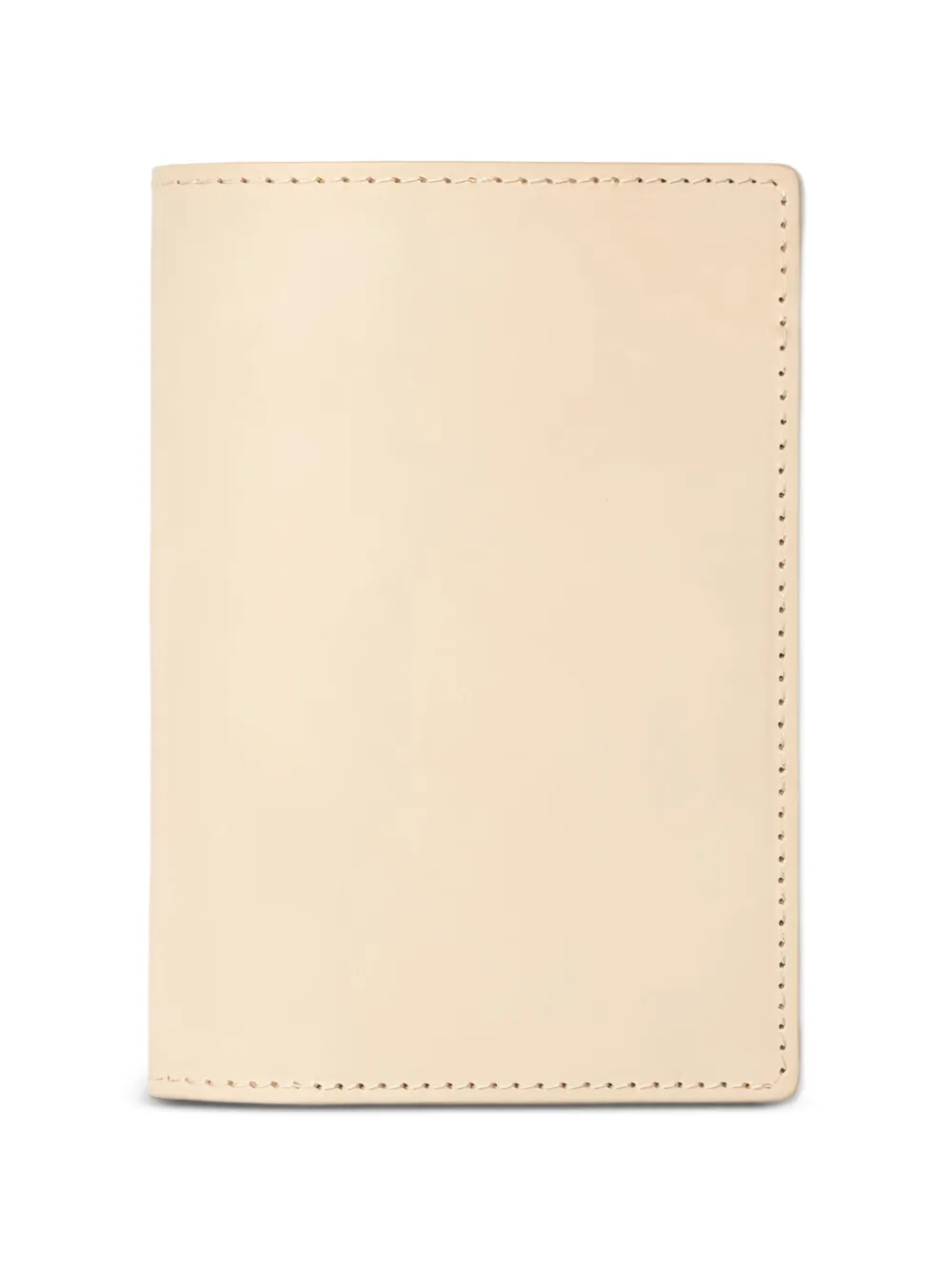 Hender Scheme contrast-stitch leather card holder - Toni neutri