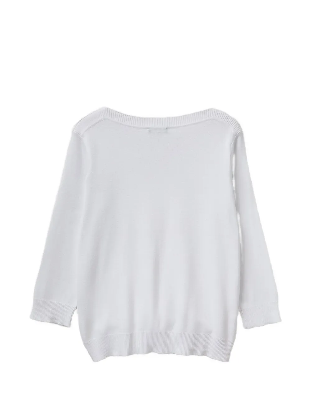 Benetton Trui met boothals Wit