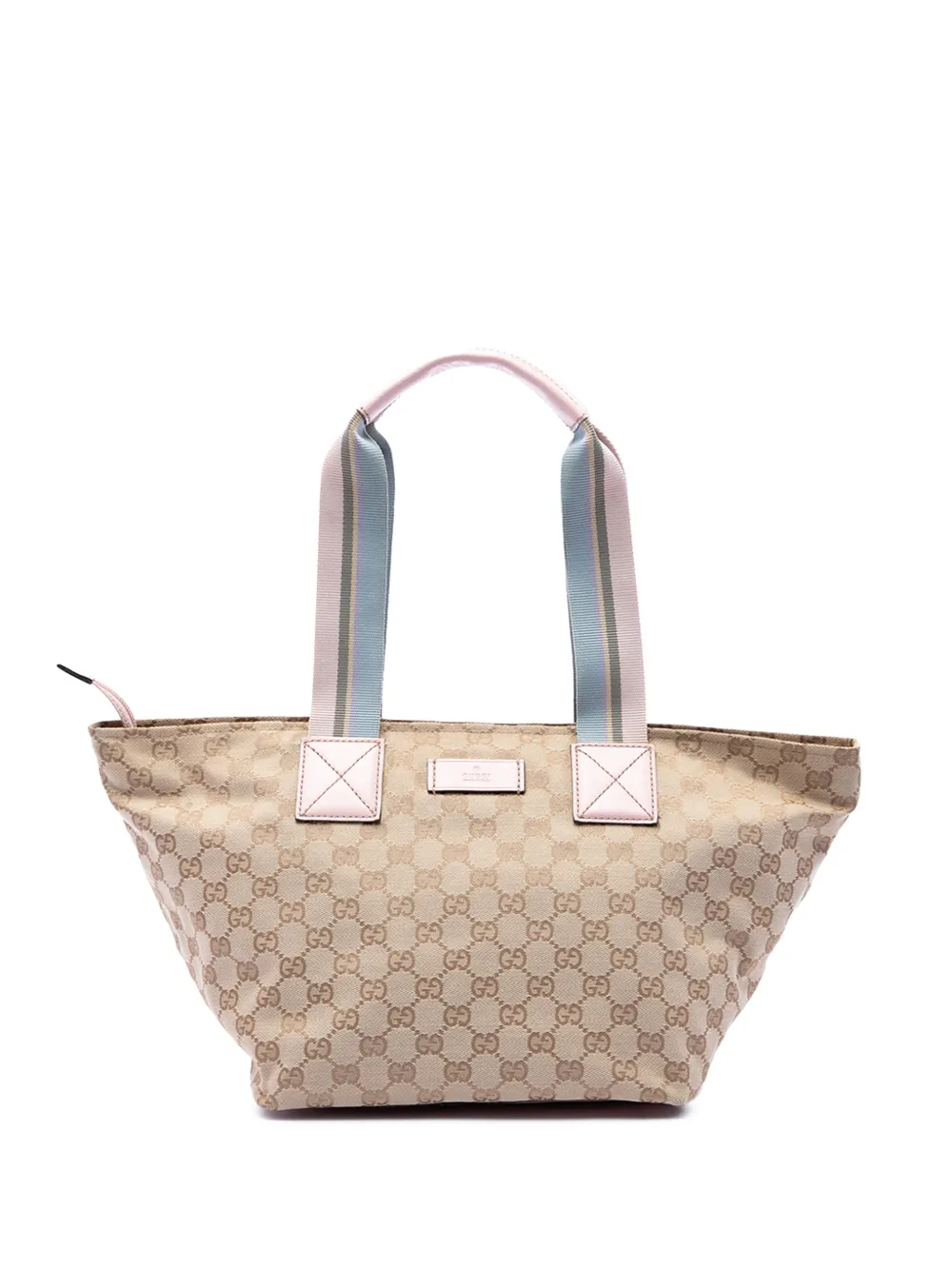 Gucci Pre-Owned 2016-2026 GG Canvas Web tote bag - Toni neutri