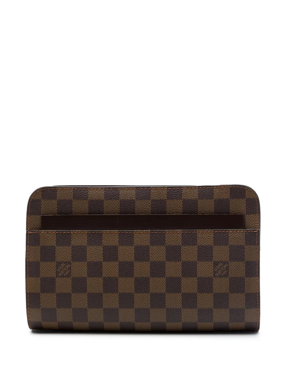 Louis Vuitton Pre-Owned 2008 Damier Ebene Saint Louis Pochette clutch bag - Brown