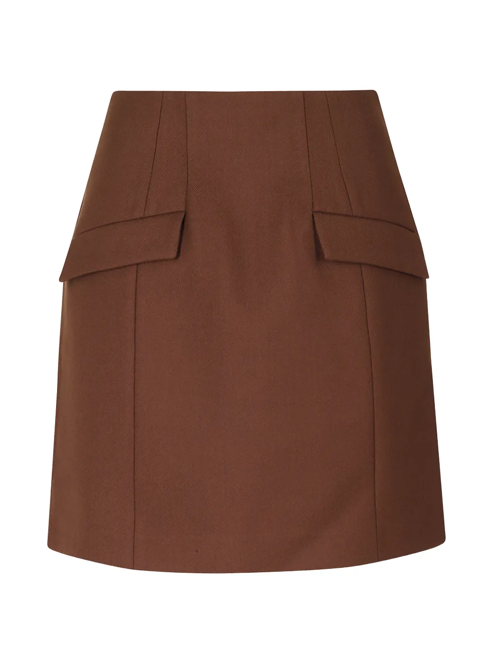 HERSKIND Benjamin mini skirt - Marrone