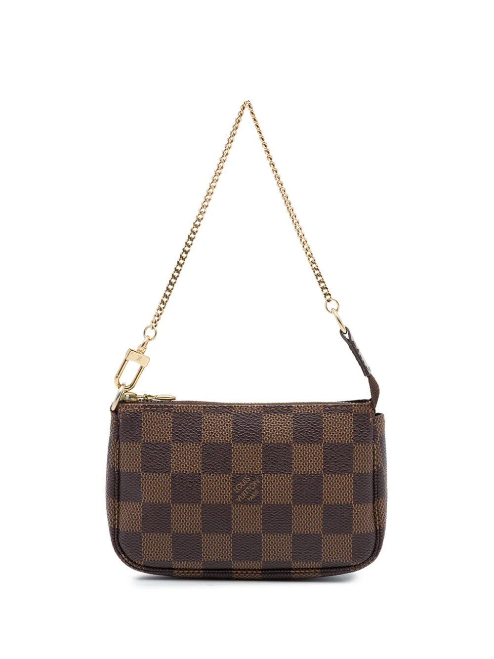 Louis Vuitton Pre-Owned 2011 mini Damier Ebene Pochette Accessoires Handtasche - Braun