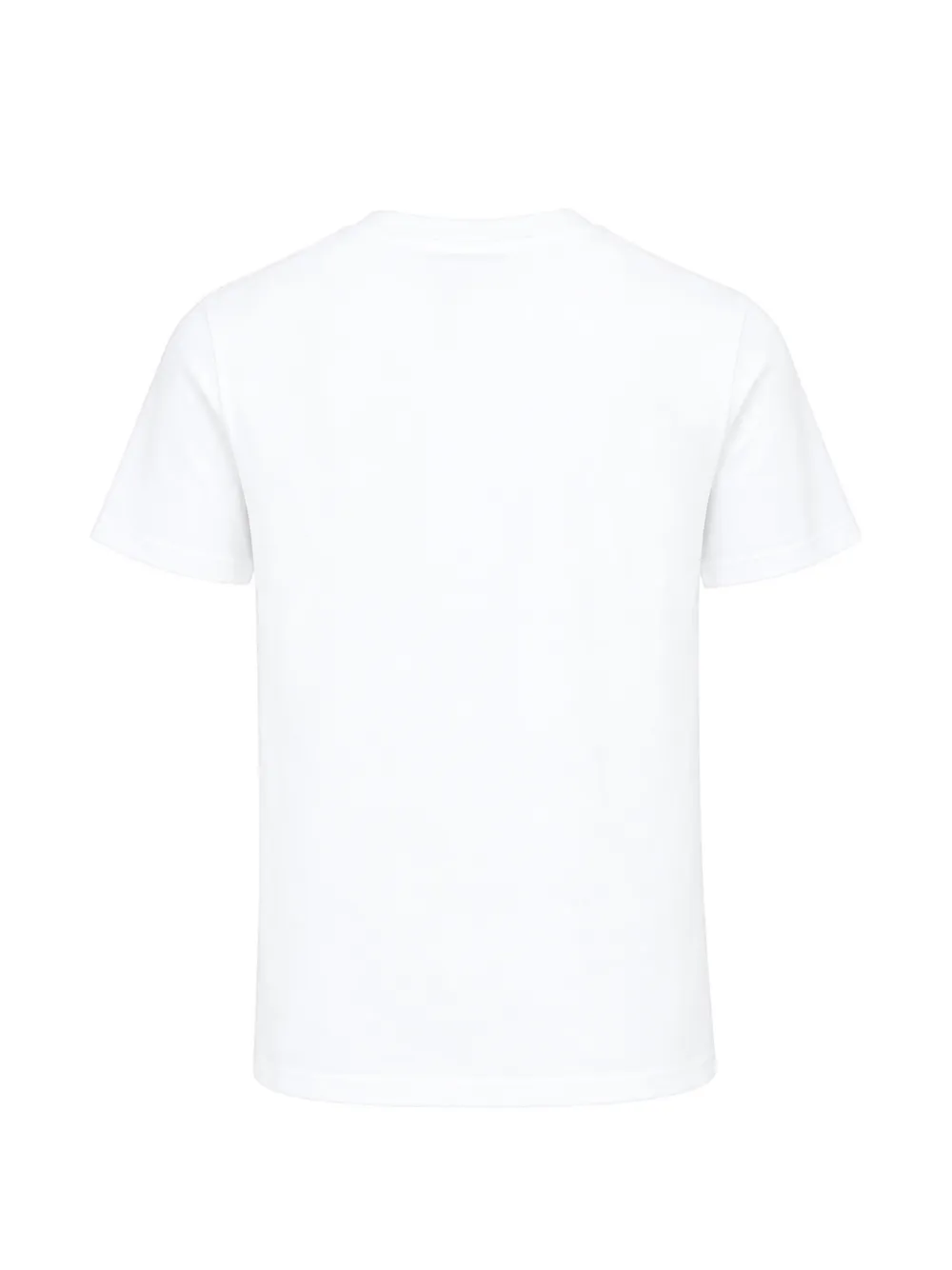 Moncler Enfant T-shirt met logoprint Wit