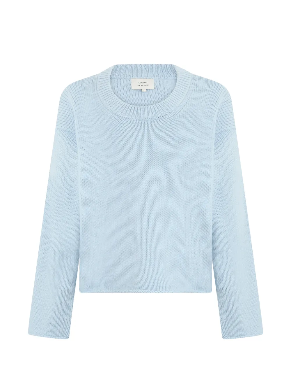LouLou de Saison ribbed-knit crew-neck sweater - Blue