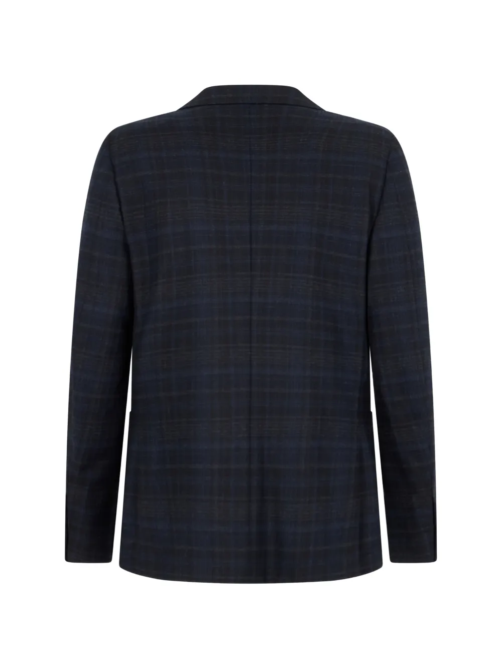 Zegna Geruite blazer Blauw