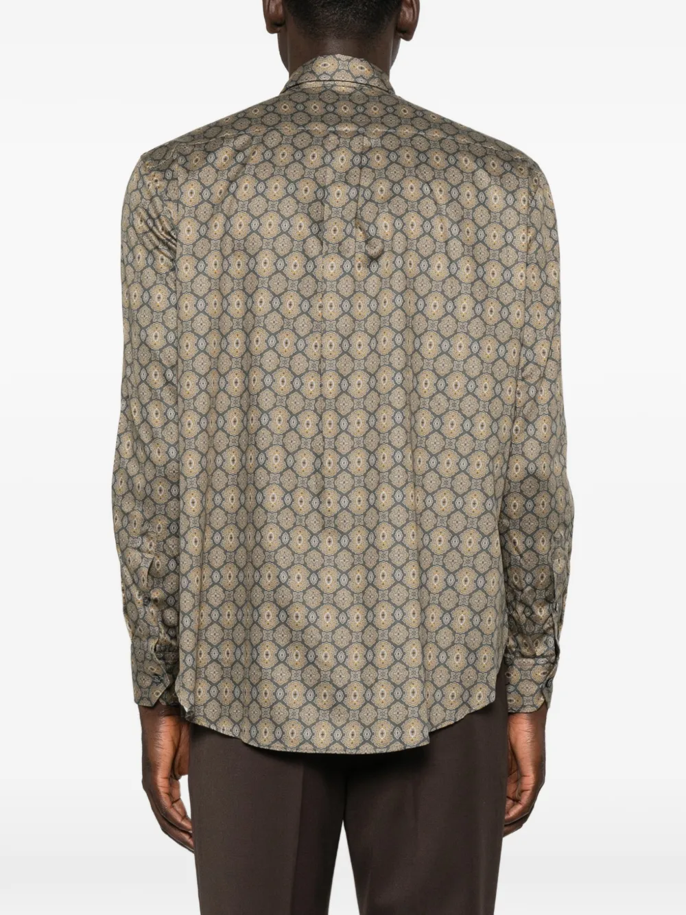 ETRO Overhemd met geometrische print Grijs