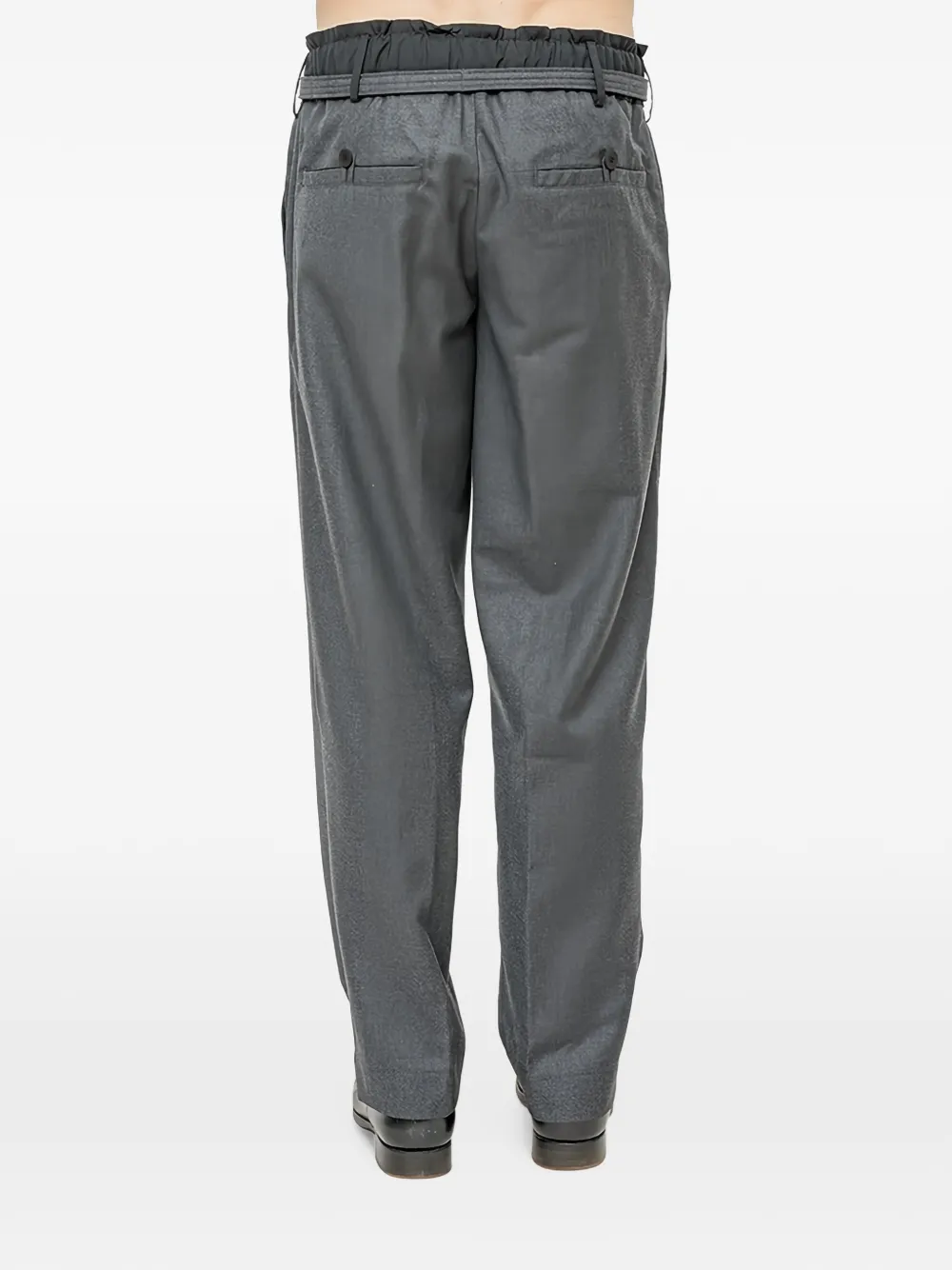 Craig Green belted drawstring straight-leg trousers Grijs