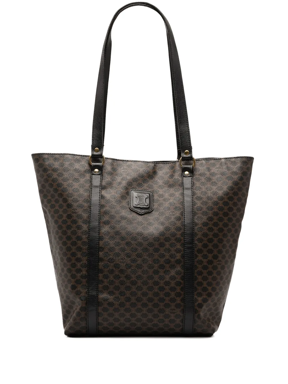 Celine Pre-Owned 1998 Macadam Coated Canvas tote bag - Brown