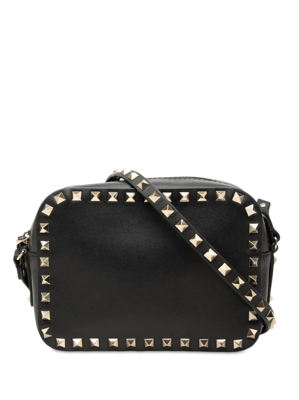 Valentino Garavani Pre-Owned 2000-2017 Rockstud Umhängetasche aus Leder - Schwarz