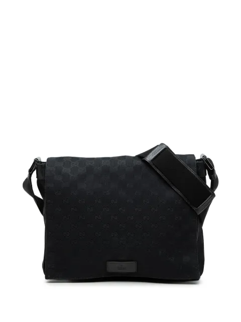Gucci Pre-Owned GG 帆布斜挎包(2000-2015年典藏款)