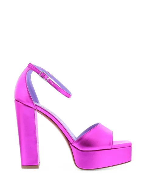 Albano metallic platform sandals