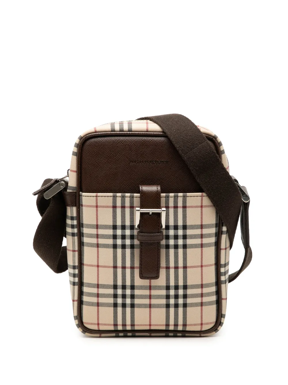 Burberry Pre-Owned 2000-2017 House Check Canvas Umhängetasche - Nude