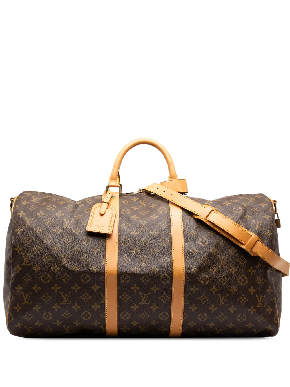 Louis Vuitton Pre-Owned 1994 Monogram Keepall Bandouliere 55 travel bag - Marrone