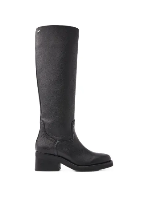 Nubikk Cassy grained leather boots