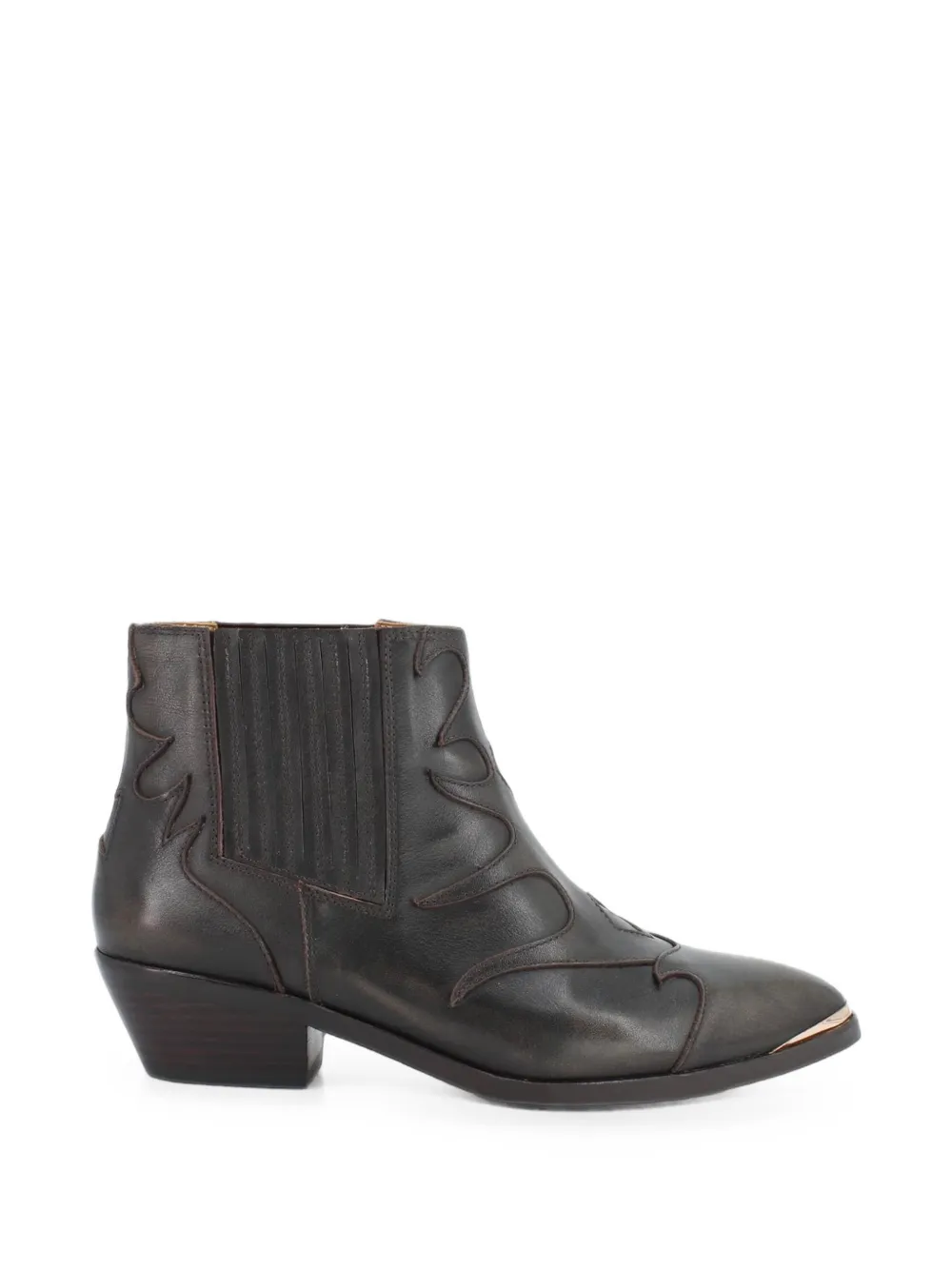 TORAL SHOES Sonia Metal leather cowboy boots