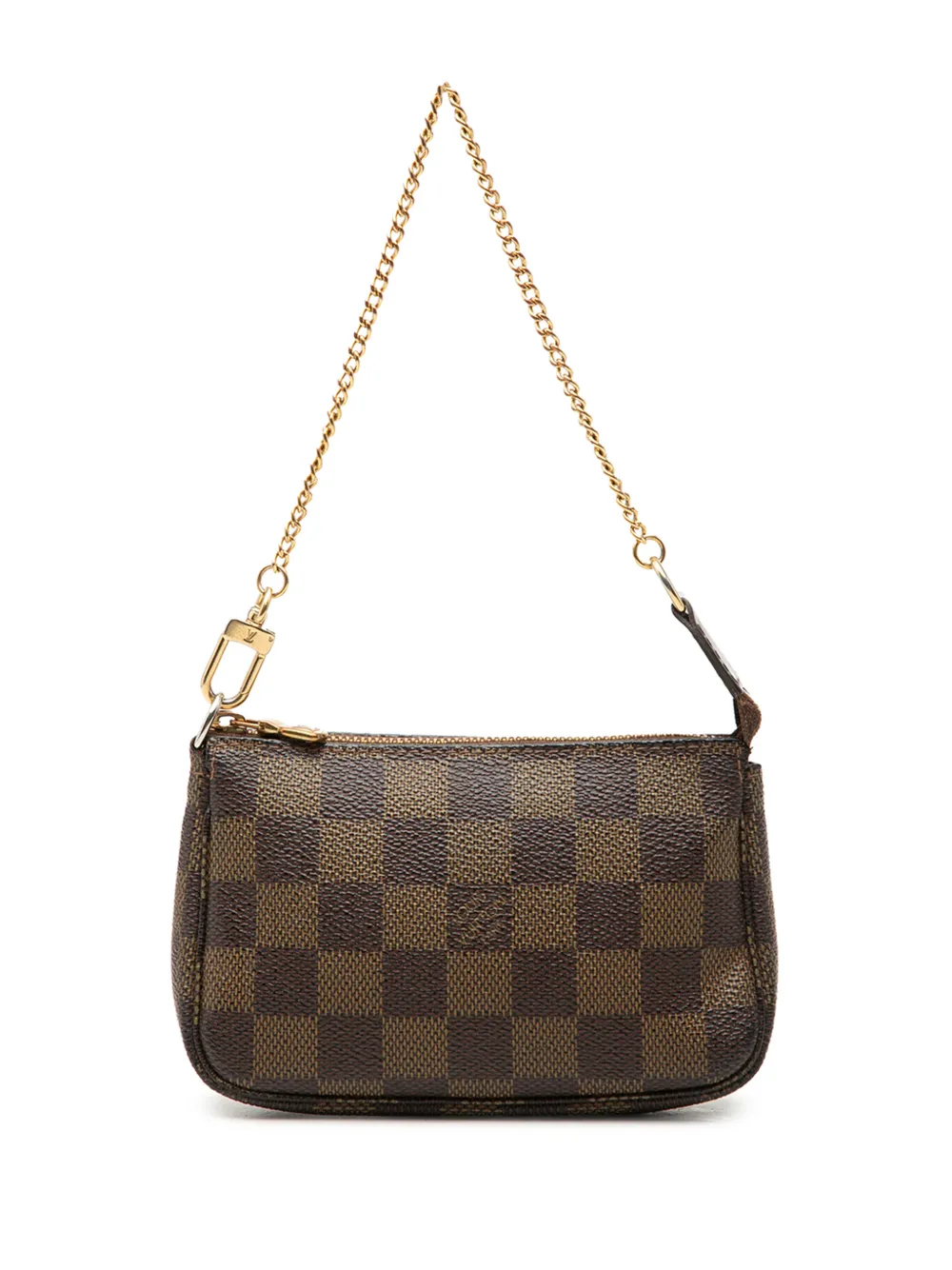 Louis Vuitton Pre-Owned 2007 Damier Ebene Mini Pochette Accessoires handbag - Marrone
