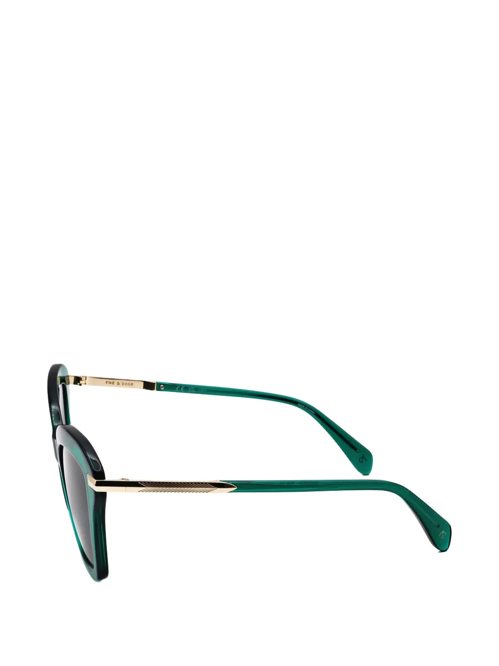 RAG & BONE EYEWEAR Zonnebril met cat-eye montuur Goud