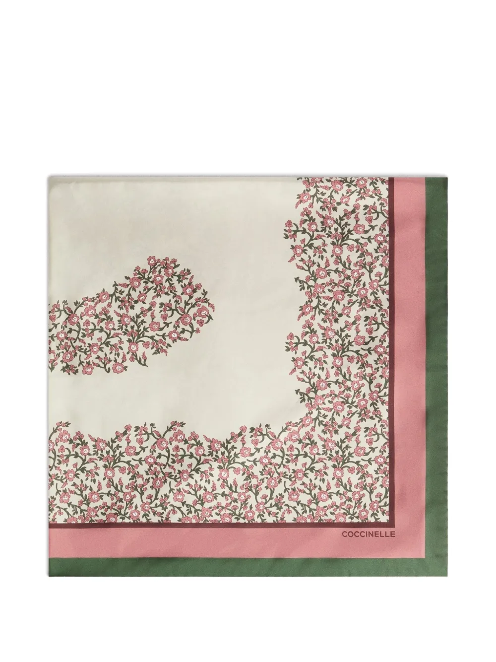Coccinelle C-Me floral-print square scarf
