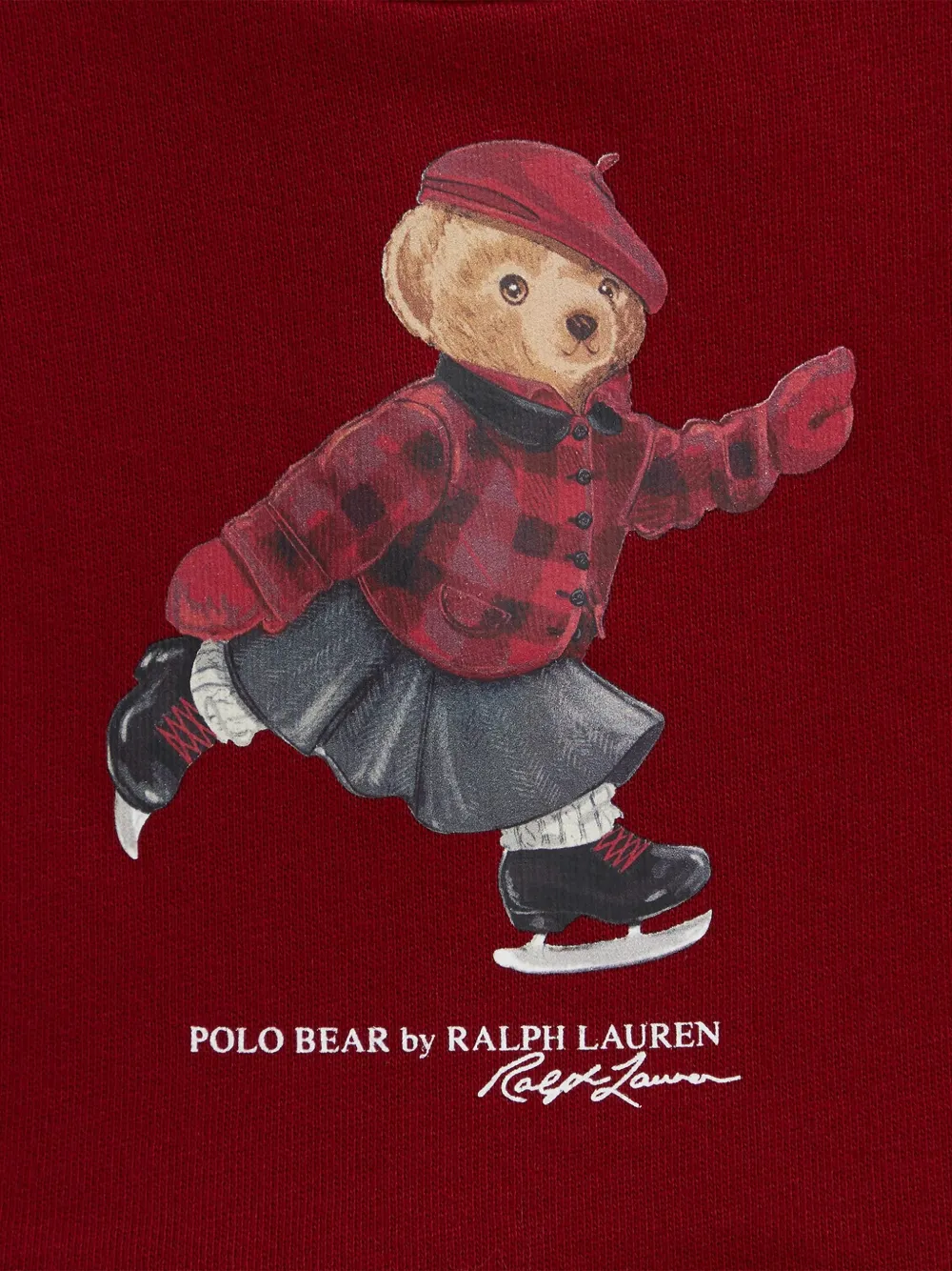 POLO RALPH LAUREN KIDS Polo Bear trainingspak met ruches Rood