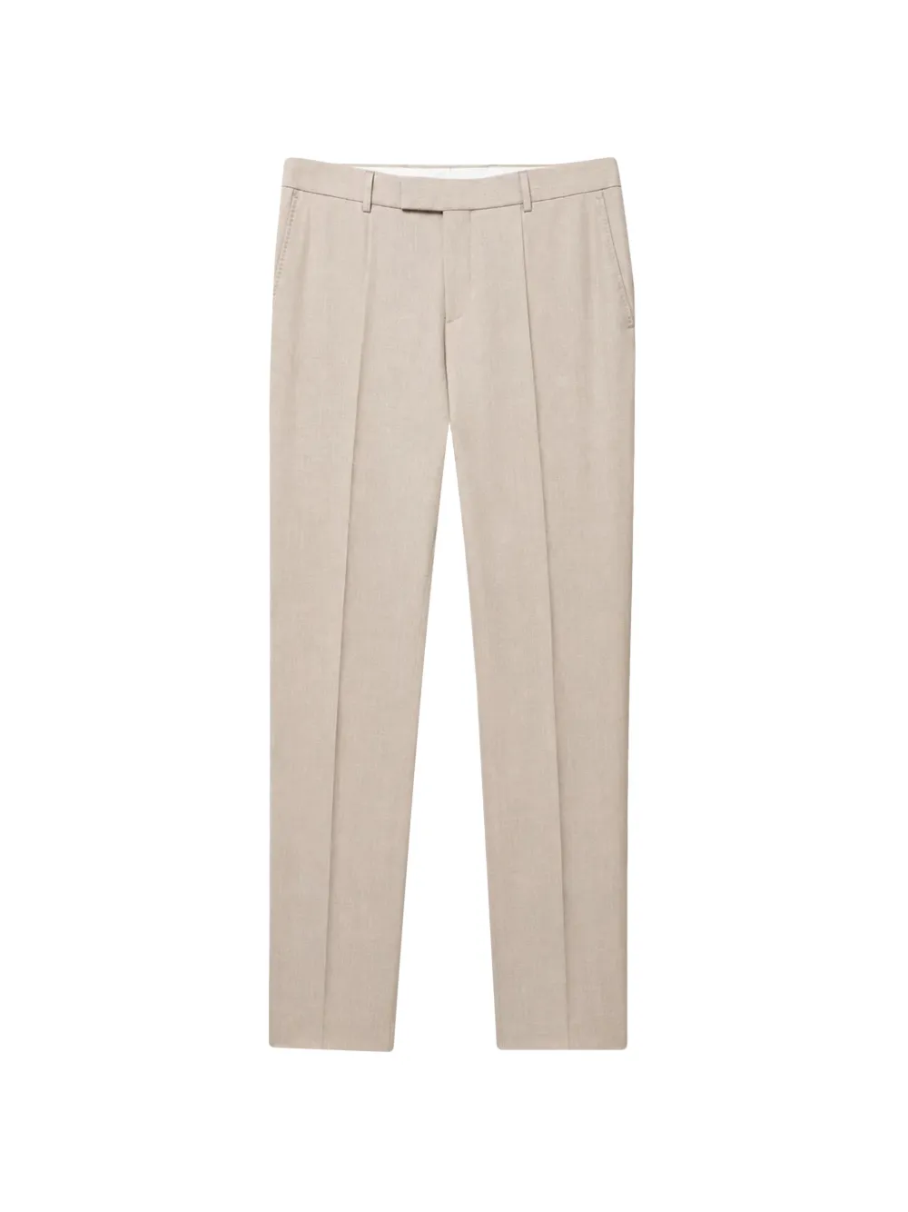 BOSS Genius pressed-crease tailored trousers - Toni neutri