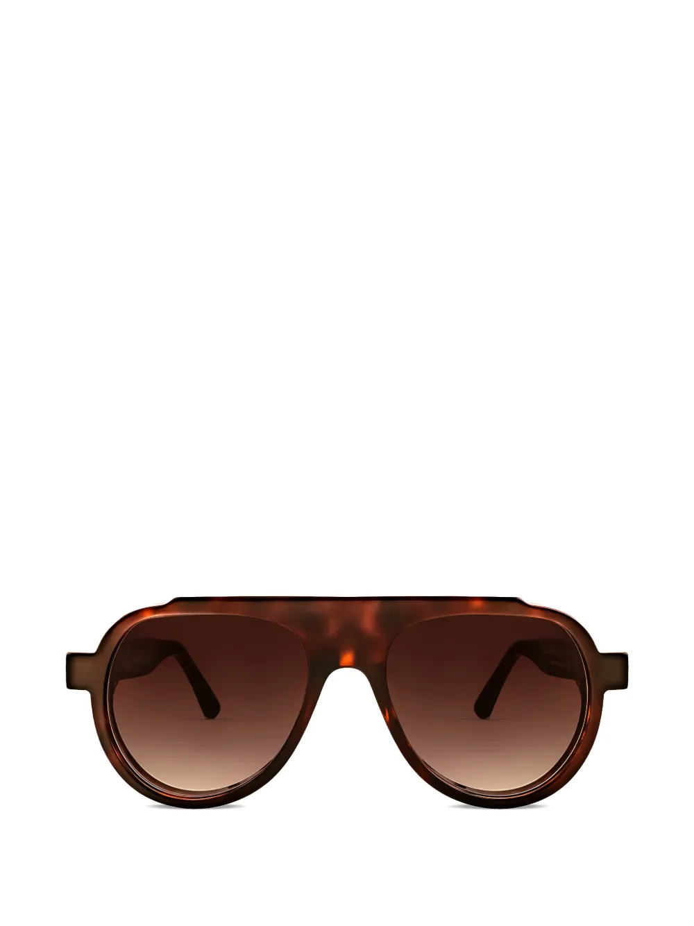 Thierry Lasry lunettes de soleil Clandesty Faena à monture pilote - Marron