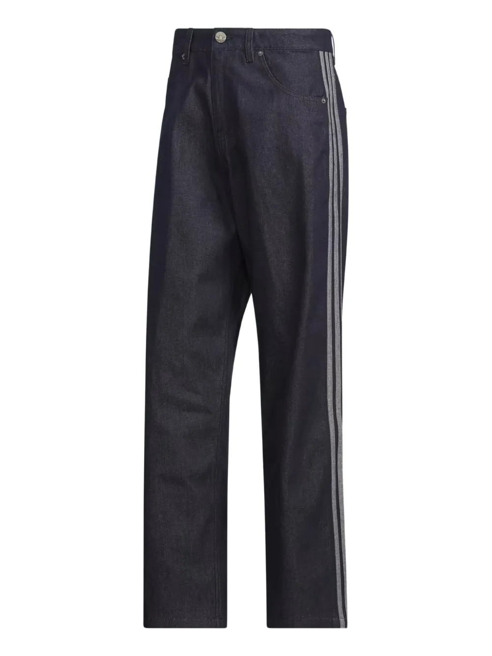 adidas Firebird jeans met zijstreep Blauw