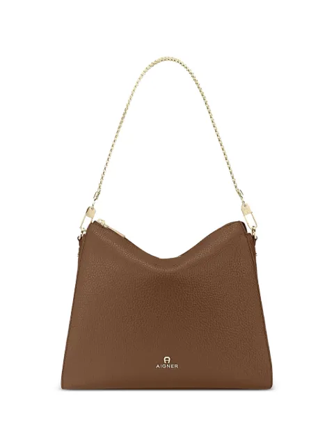 AIGNER small Ivy pebble-grain shoulder bag