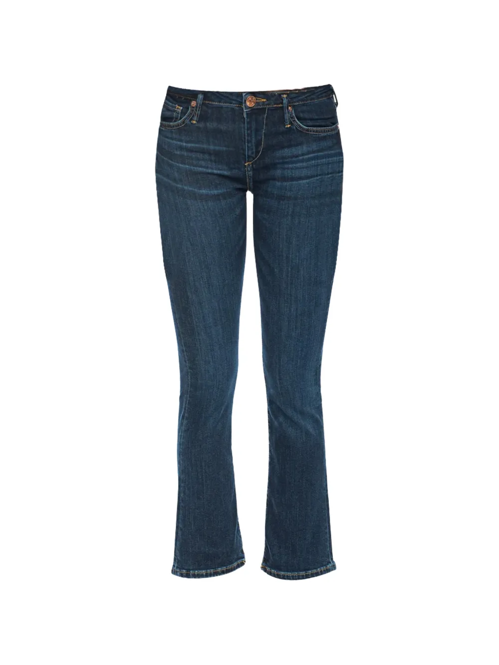 True Religion Halle Kick Flared Jeans In Blue