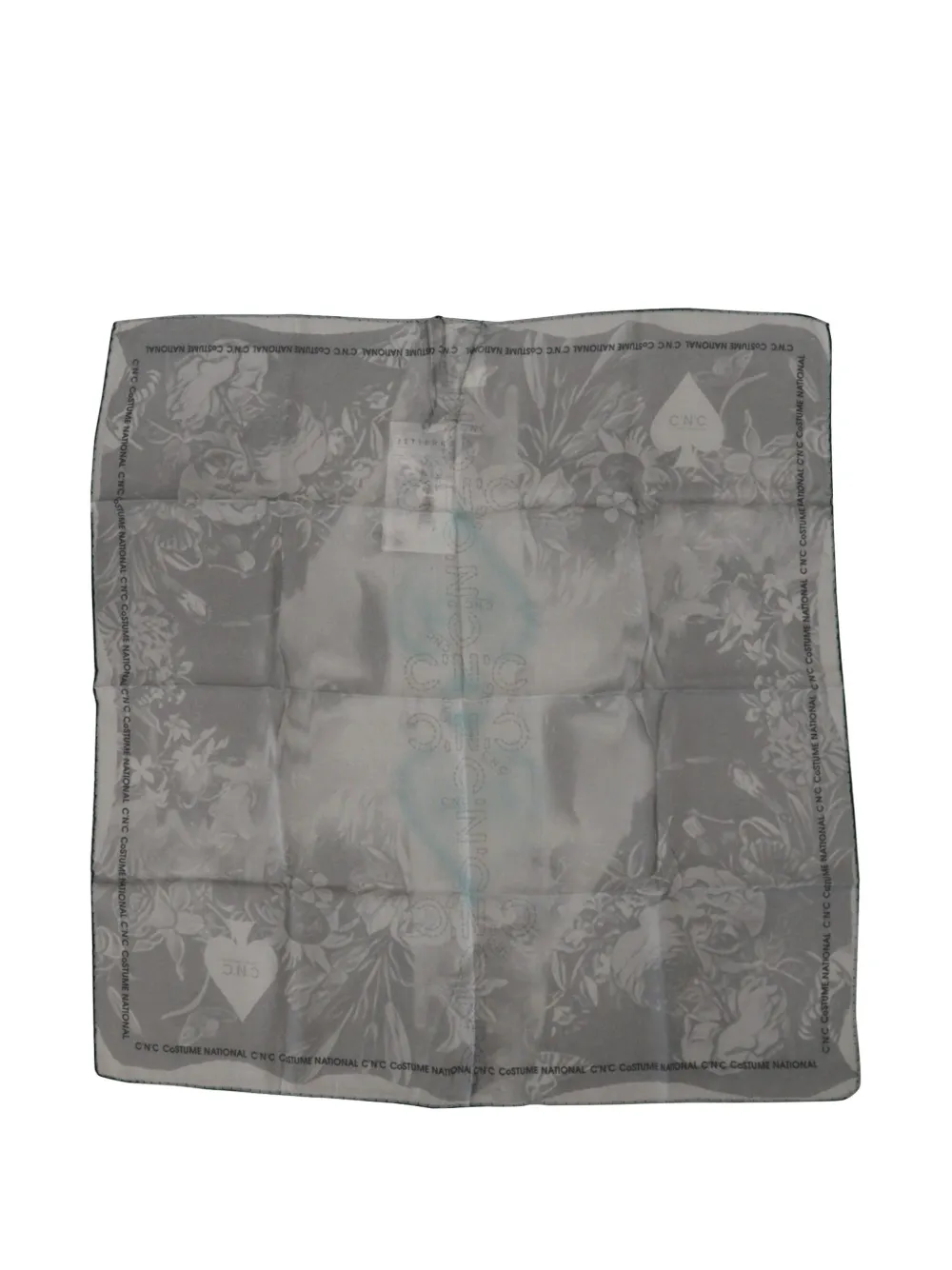 Costume National floral-print silk scarf