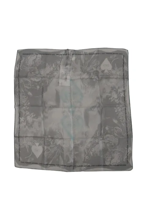 Costume National floral-print silk scarf
