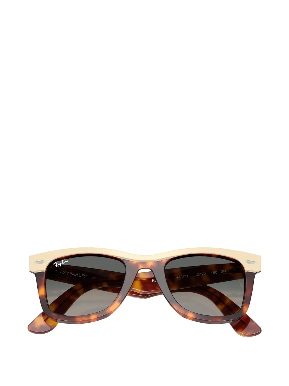 Ray-Ban Zonnebril met wayfer montuur Bruin