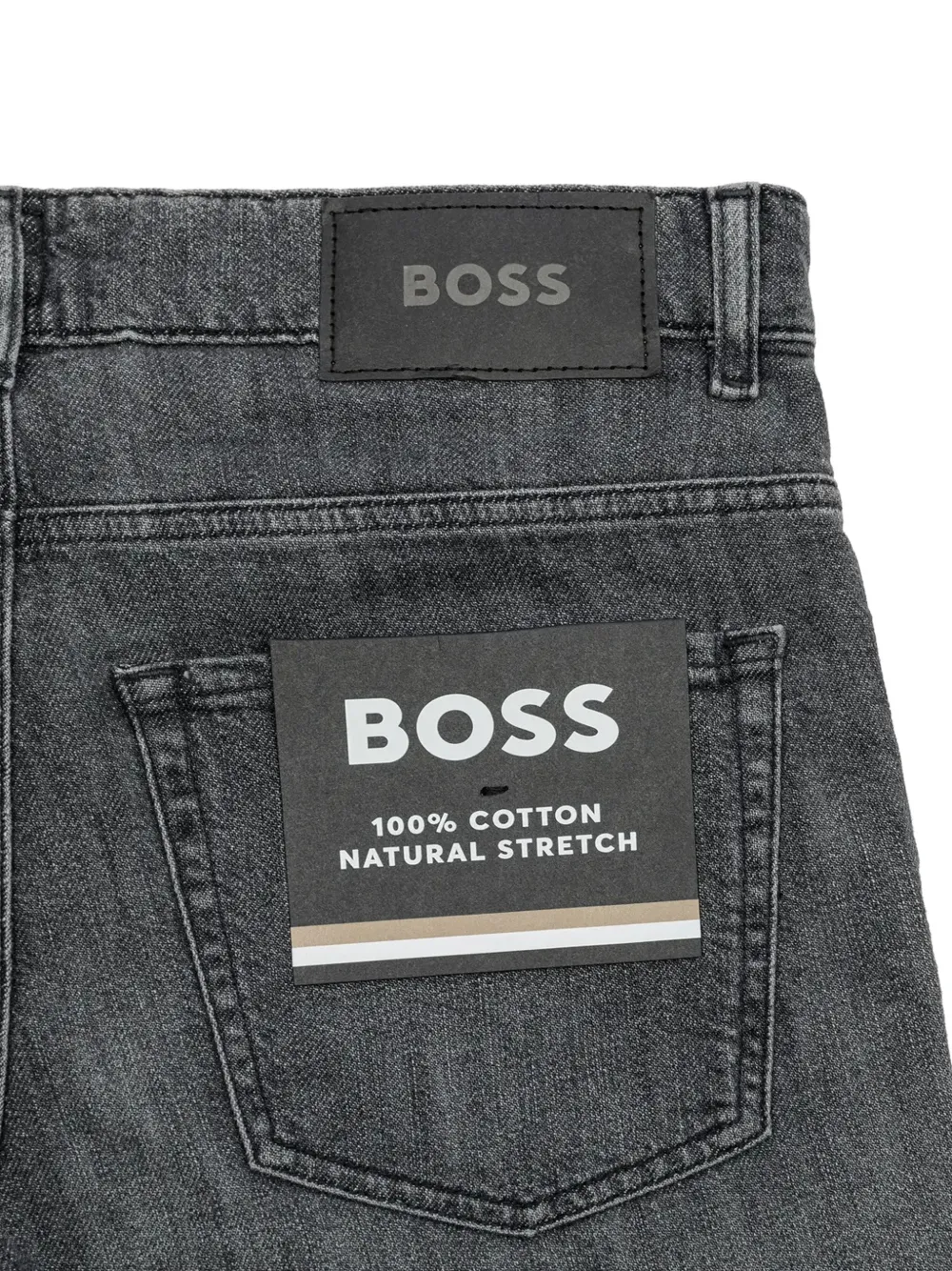 BOSS Jeans met vervaagd effect Grijs