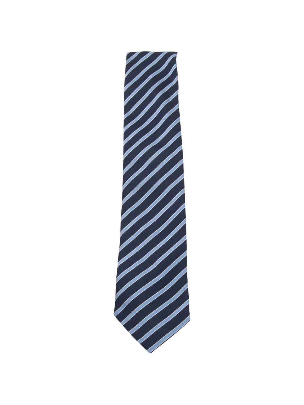 Zegna striped mulberry silk tie