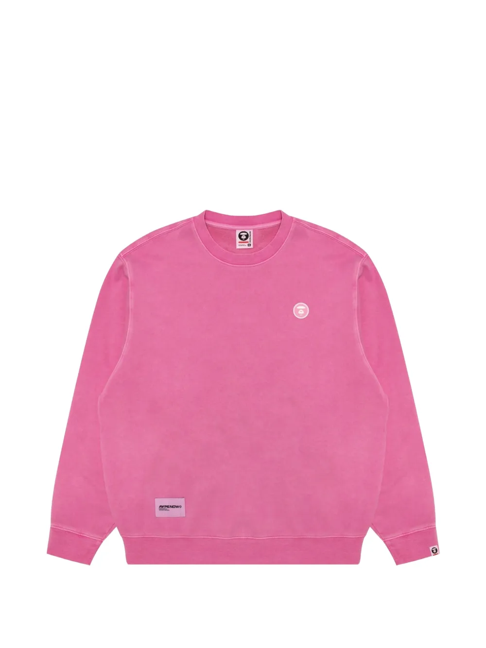 AAPE BY *A BATHING APE® AAPENOW Moonface logo-patch sweatshirt
