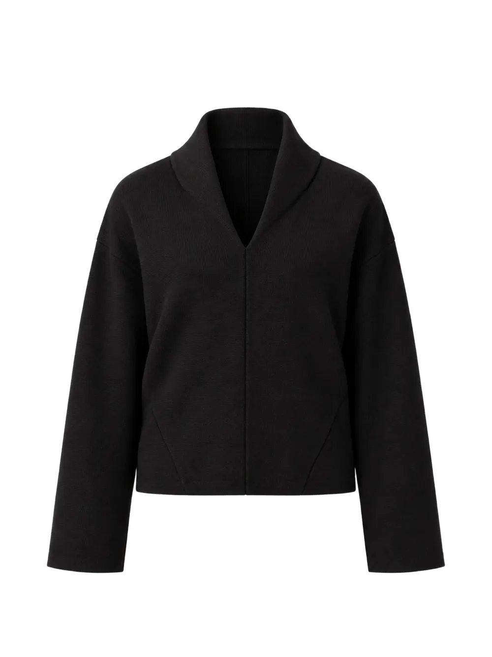 MeimeiJ shawl-collar elasticated-hem sweater