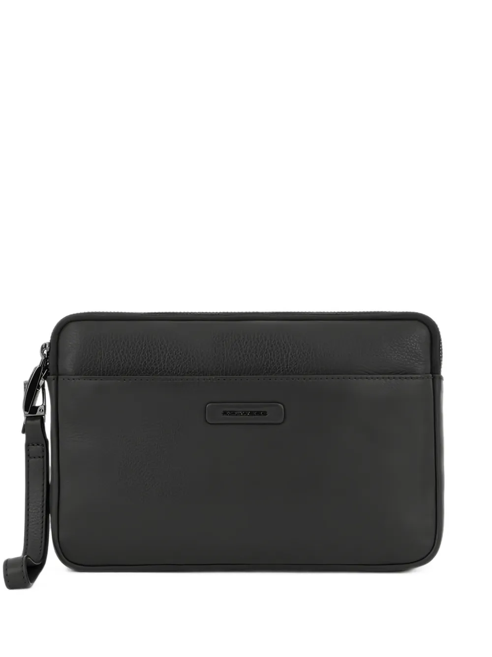 PIQUADRO grained leather clutch bags