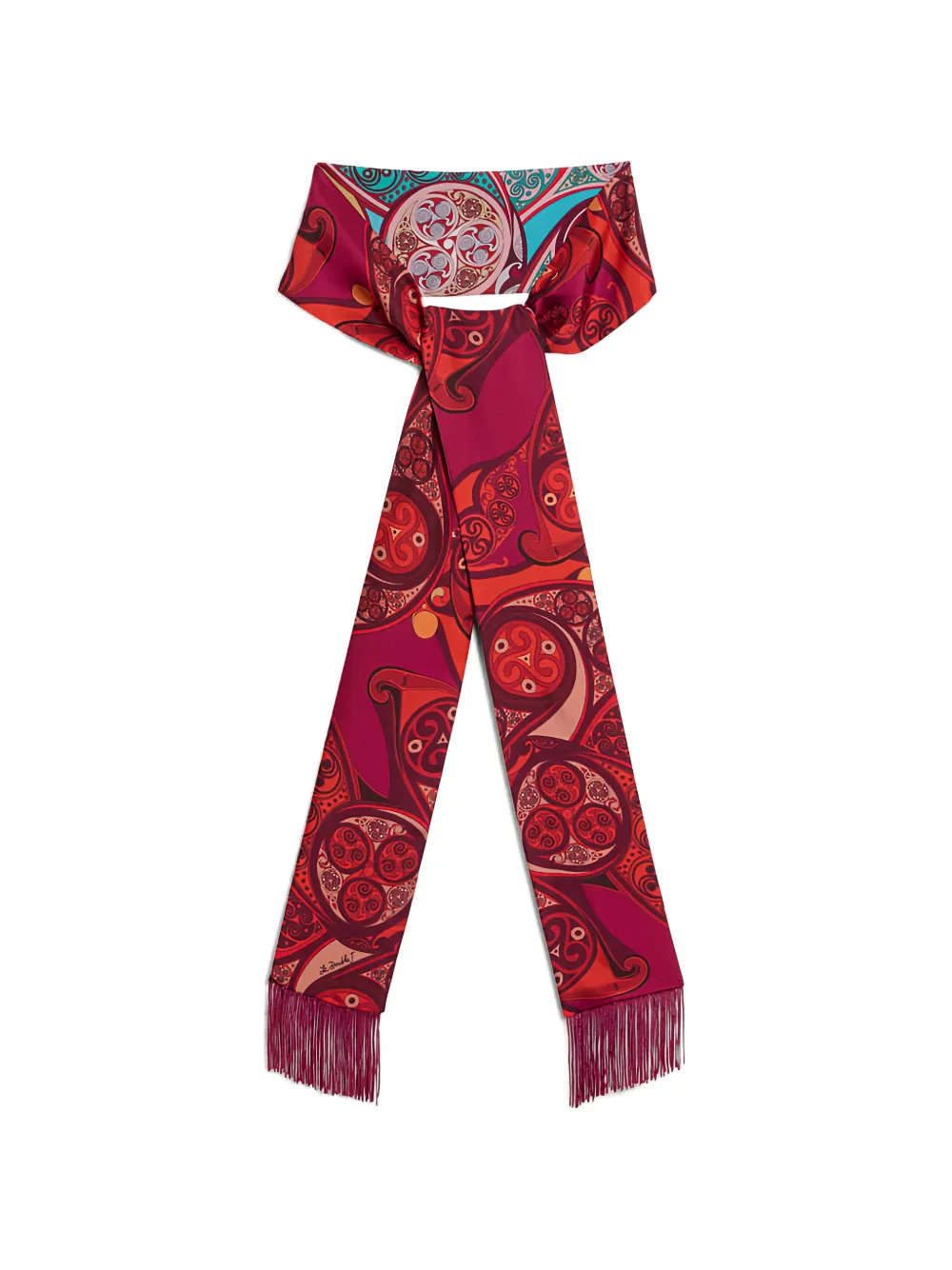 La DoubleJ Skinny sjaal Rood